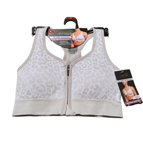 Avia Seamless Zip Front Sports Bra - Picture 3 of 8